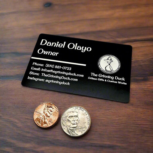 Custom Metal Business Cards