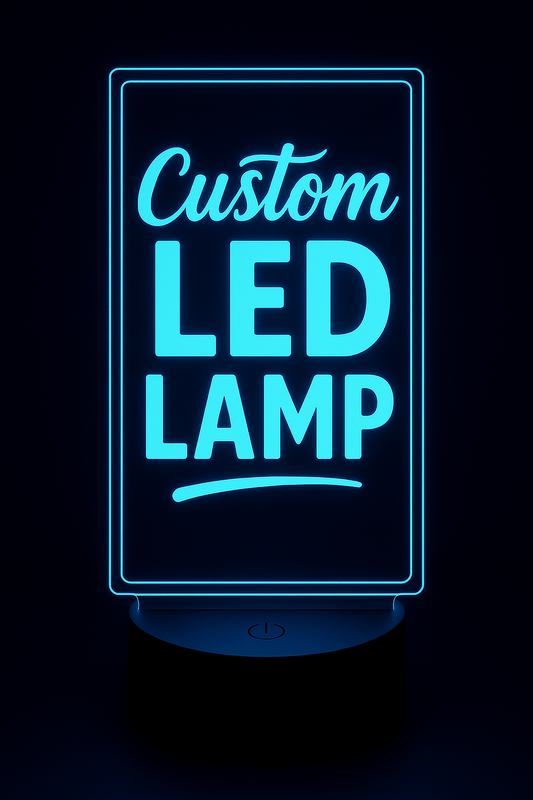 Customized Acrylic Lamp with LED Base