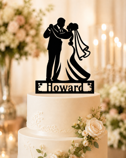 Personalized Couple Cake Toppers