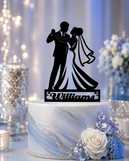 Personalized Couple Cake Toppers
