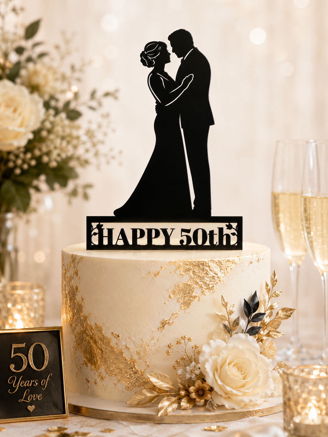 Personalized Couple Cake Toppers