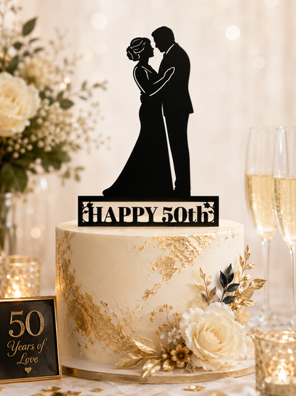 Personalized Couple Cake Toppers