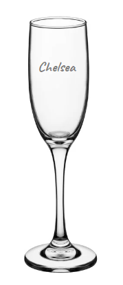 Personalized Champagne Flute  - 6 oz.