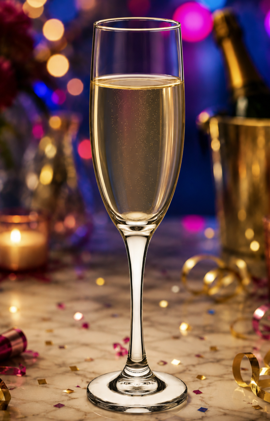 Personalized Champagne Flute  - 6 oz.