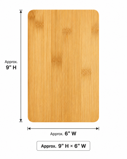 Keepsake Monogram Charcuterie Board (6x9)